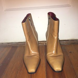 Tommy Hilfiger Tan Leather Boot